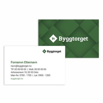 Byggtorget Visittkort, pk a 500